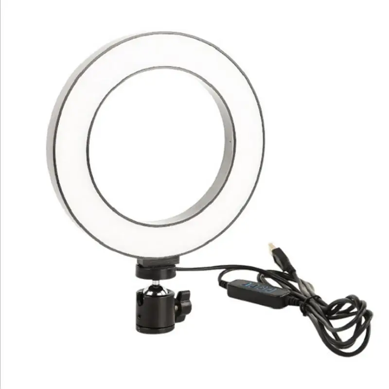 

10" 26cm LED Selfie Ring Light Photography Video Light Ring Light Portable Beauty Lamp Selfie Live Fill Dimmable Round Lamp