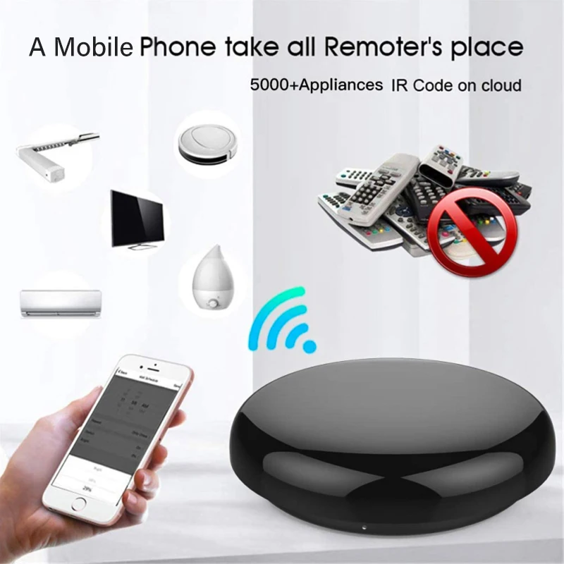 Aubess Smart WiFi-IR Remote Control Tuya/Smart Life APP WiFi Infrared Controller Air Conditioner TV For Alexa/Google Home | Электроника