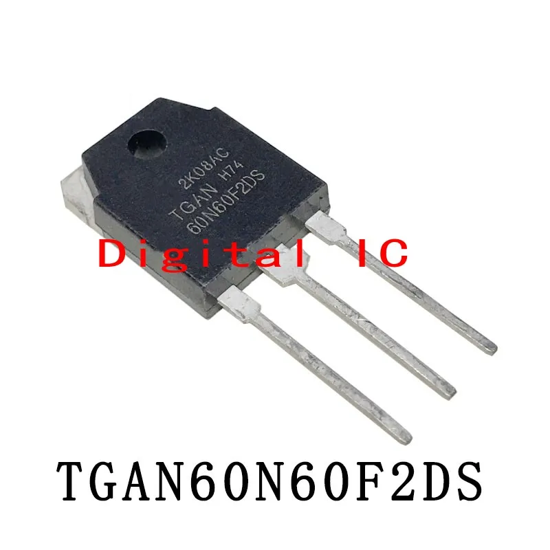 Tested good quality 10PCS TGAN60N60F2DS TGAN-60N60F2DS TGAN 60N60F2DS IGBT single tube single phase AC220 60A600V Free shipping