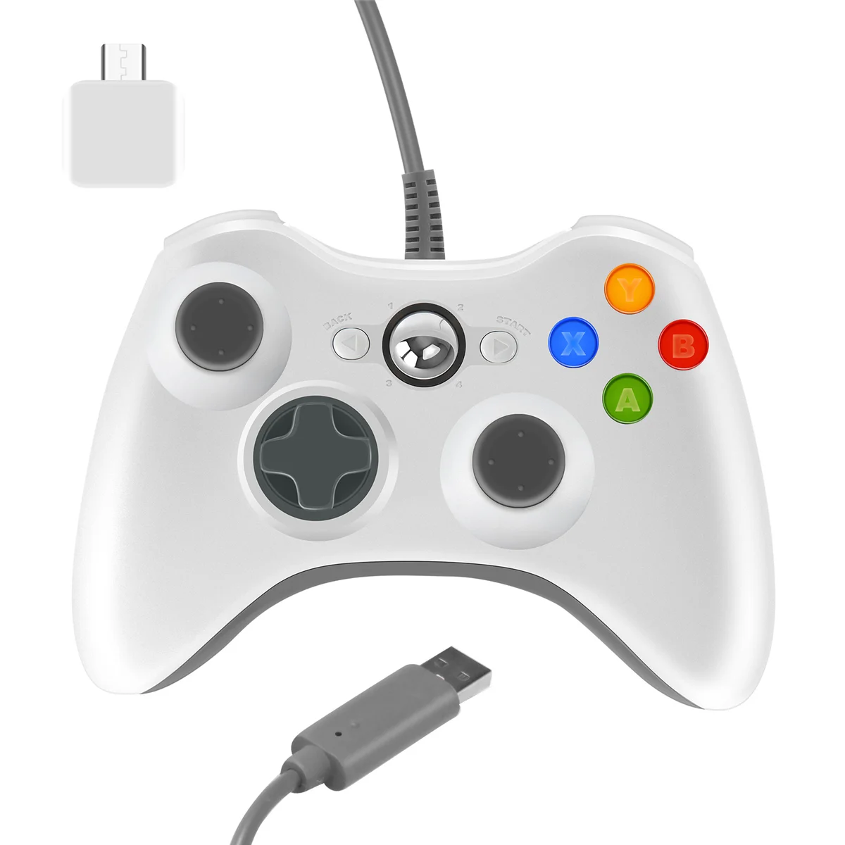 

For Model Y 3 X S Interior Accessories Car Screen Controller PC Handle Gamepad Joystick White