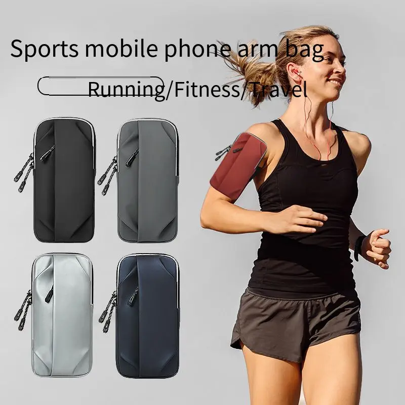 

New Sports Running Mobile Phone Arm Bag Handbag Cover For Men And Women Universal slung outdoor multifunctional waterproof wrist