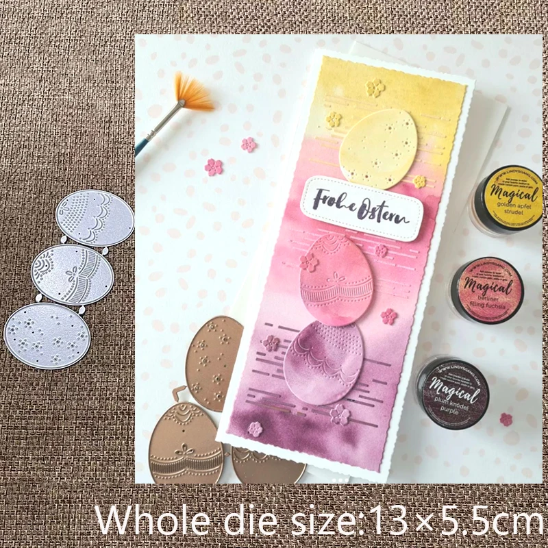 

Новый дизайн, металлический трафарет для рукоделия, пресс-формы, узорные яйца, украшение, скрапбукинг, высечки, альбом, бумажная карта, ремес...