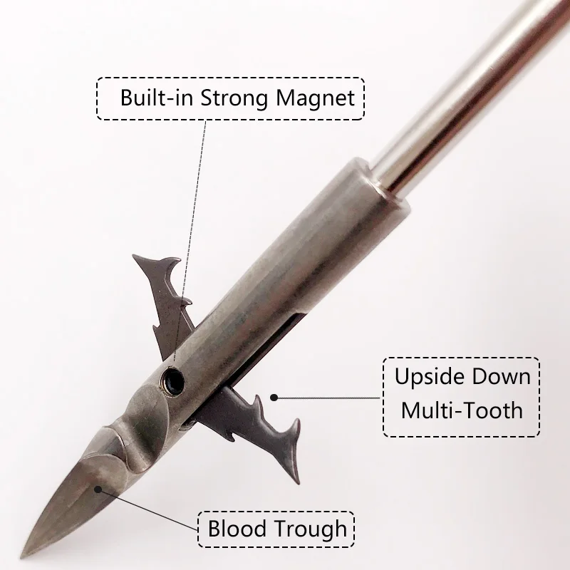 

3pcs Stainless Steel Arrow Head Triangular Dart Catapult Fishing Reel Cooperate Hunting Shooting Fishing Slingshot Dart Tool
