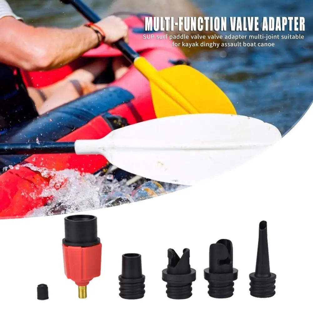 

Air Valve Adapter Connector Inflatable Boats Hose Adapter Nozzles Paddle Board Cooperate with Ordinary Bicycle Air Pump