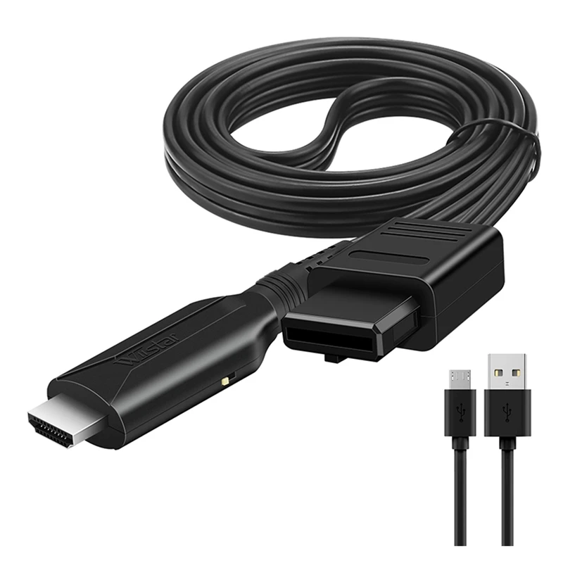 

Конвертер WIISTAR HD N64-HDMI совместимый с N64/Gamecube/SNES 1080P