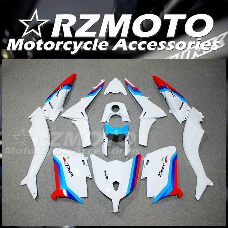 

Injection Mold New ABS Fairings Kit Fit for YAMAHA Tmax 530 2012 2013 2014 12 13 14 Bodywork Set White Red Blue