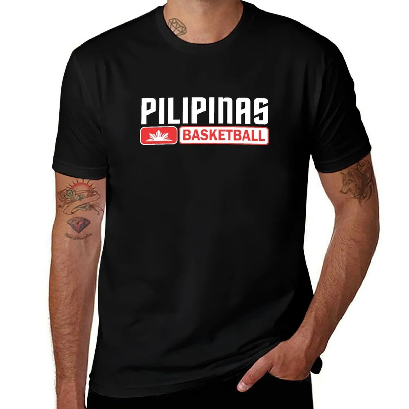 Фото Футболка для баскетбола и бега Pilipinas с коротким рукавом №1