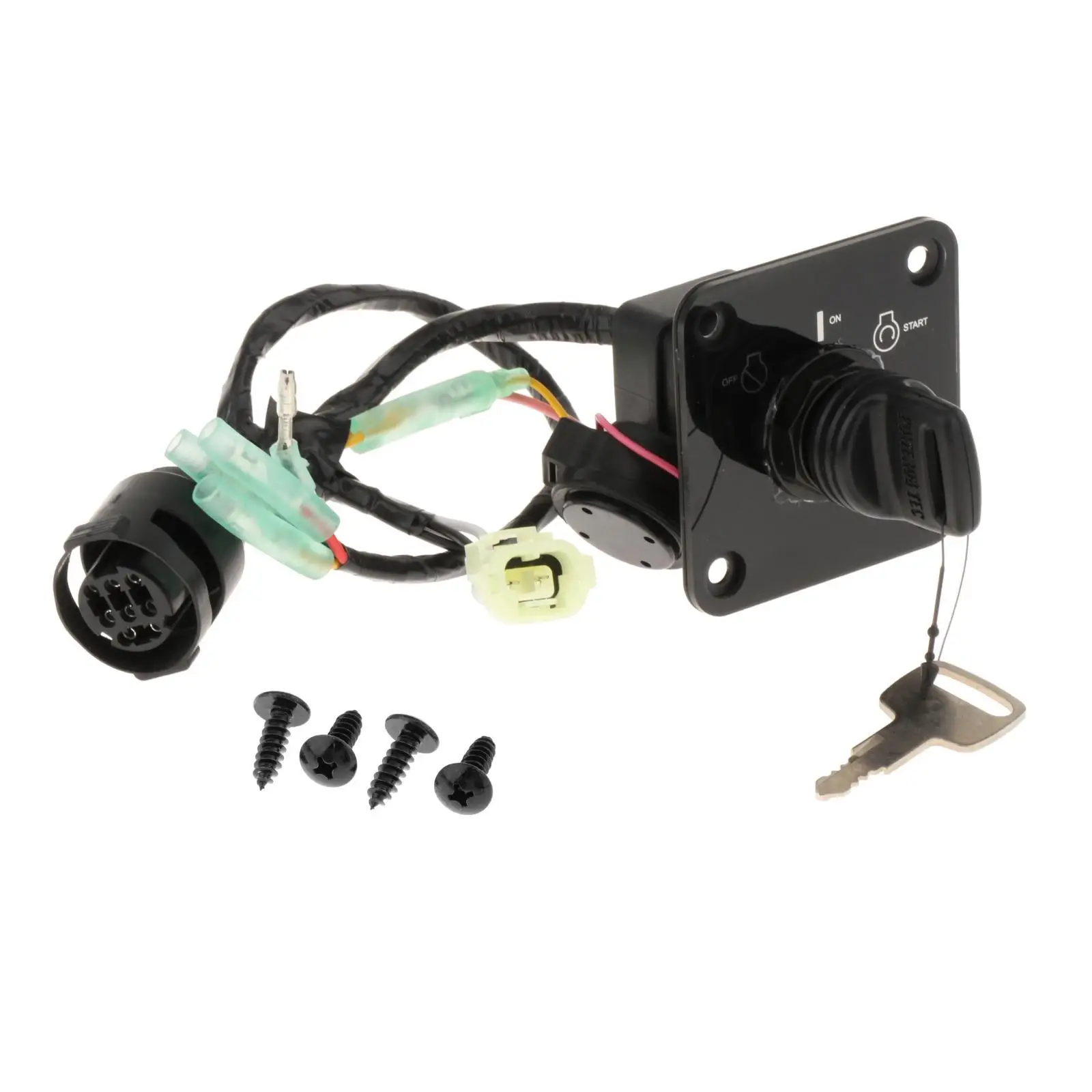 

63D-82570-21 Engine Key Switch Panel Replaces Yacht Switch Panel for Outboard