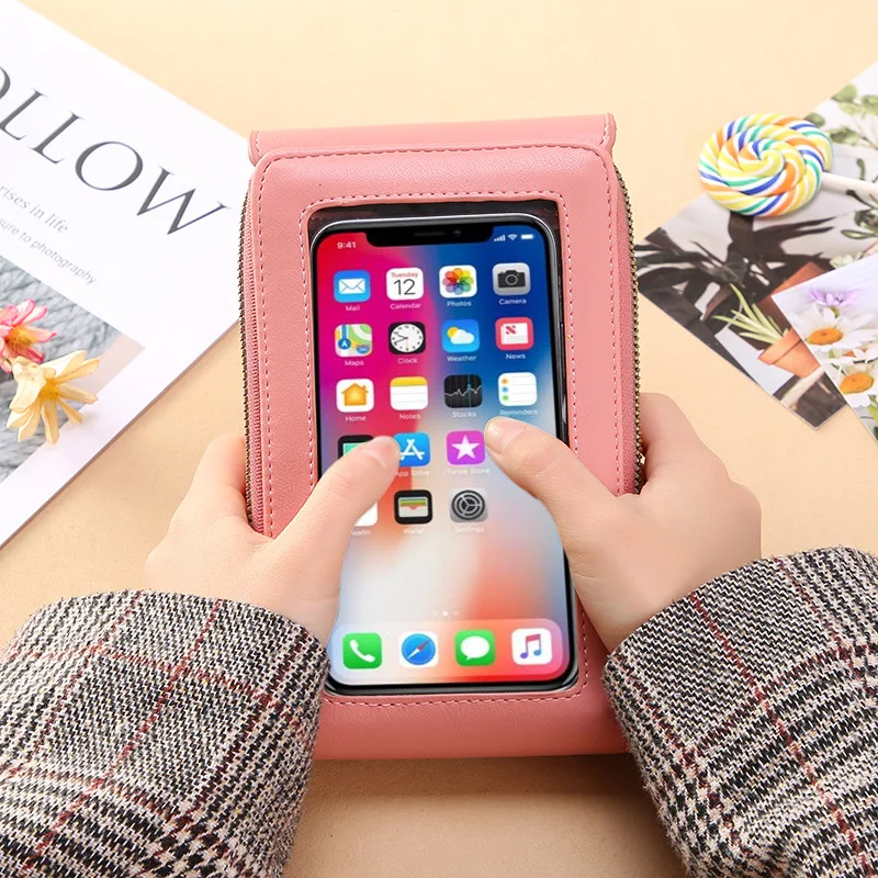 Women Bags Soft Leather Wallets Touch Screen Cell Phone Purse Crossbody Shoulder Strap Handbag for Female Cheap Women's Bags 2 Women Bags Soft Leather Wallets Touch Screen Cell Phone Purse Crossbody Shoulder Strap Handbag for Female Cheap Women's Bags 2