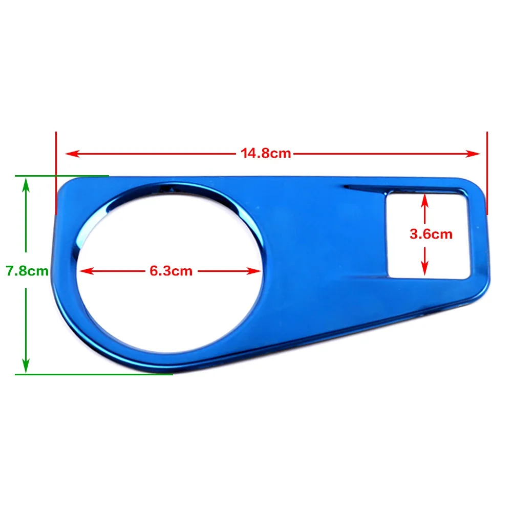 

Для Фольксваген VW Tiguan MK2 2017-2019 хромированная головка светильник нержавеющей стали и углеродного волокна крышка для высветильник еля света Панель Отделки