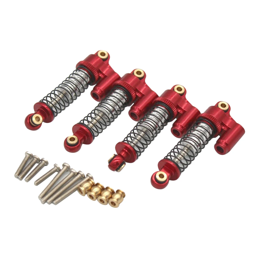 

4 шт. металлический амортизатор для масштаба 1/18 FMS Toyota Fj Cruiser Land Cruiser Аризона JEEP обновленные детали для радиоуправляемых автомобилей 2