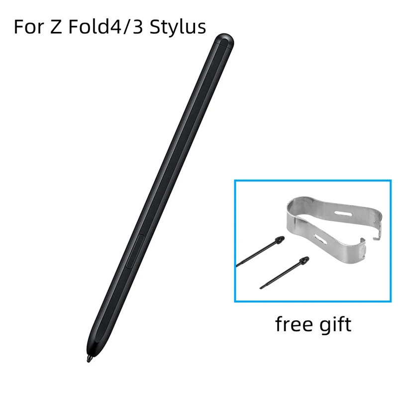 

Для Samsung Z Fold4/3 Stylus W22 черная складная пластиковая сенсорная ручка Witn 2 шт заправка (не оригинал)