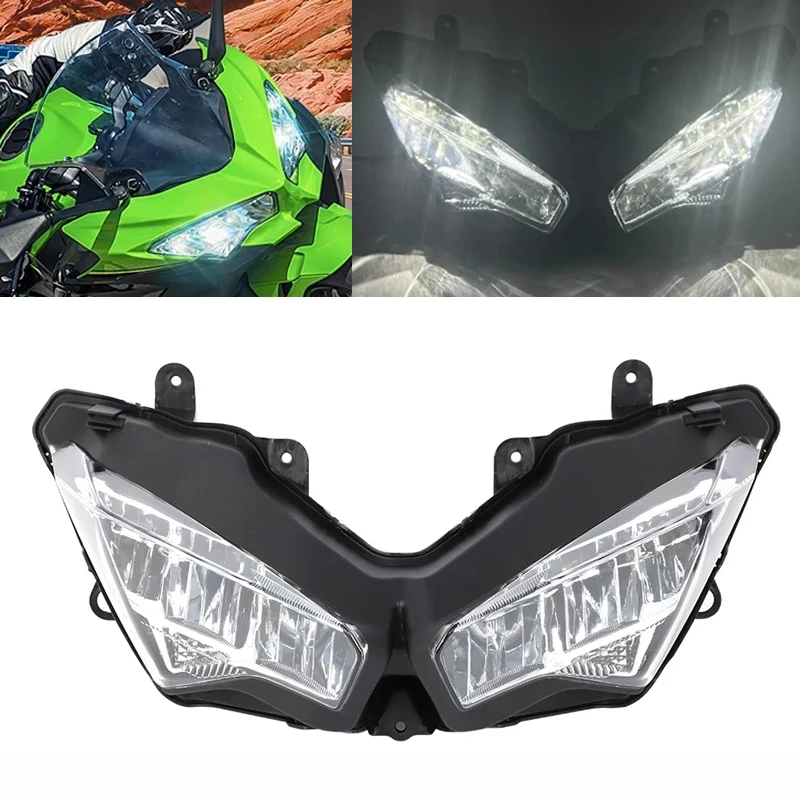 

Мотоциклетная фара, корпус лампы для Kawasaki Ninja 400 650 2018-2023 2024 ZX6R ZX-6 636 ZX250