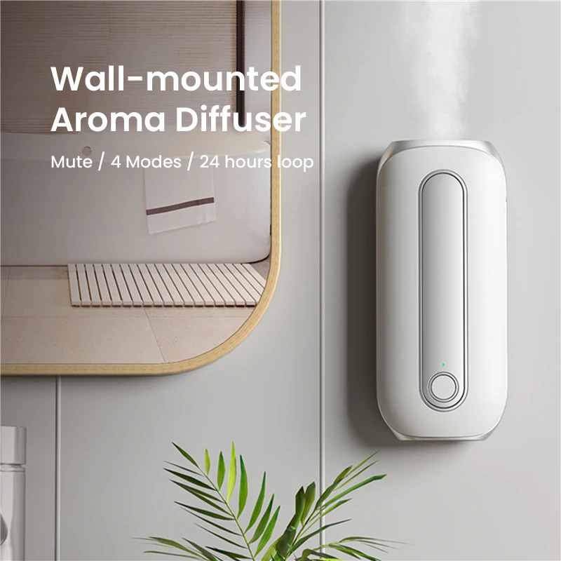 

Essential Scent Aroma Diffuser 4 Mounted For Spray Fragrance Device Aroma Oil Home Diffuser Household Wall Aromatherapy Modes