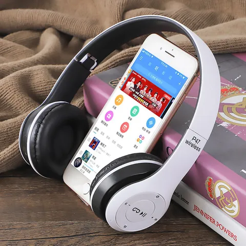 Стерео P47 гарнитура 5,0 Bluetooth гарнитура складная серия Беспроводная Спортивная игровая гарнитура для iPhone XiaoMi