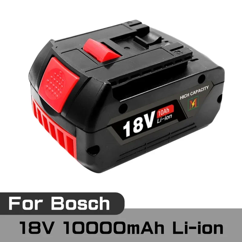 

Rechargeable Li-ion Battery For Bosch 18V Power tool Backup 10000mah Portable Replacement BAT609 Indicator light