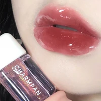 1pc glitter mirror water lip gloss tint transparent glass lip oil long lasting water light moisturizing liquid lipsticks makeup