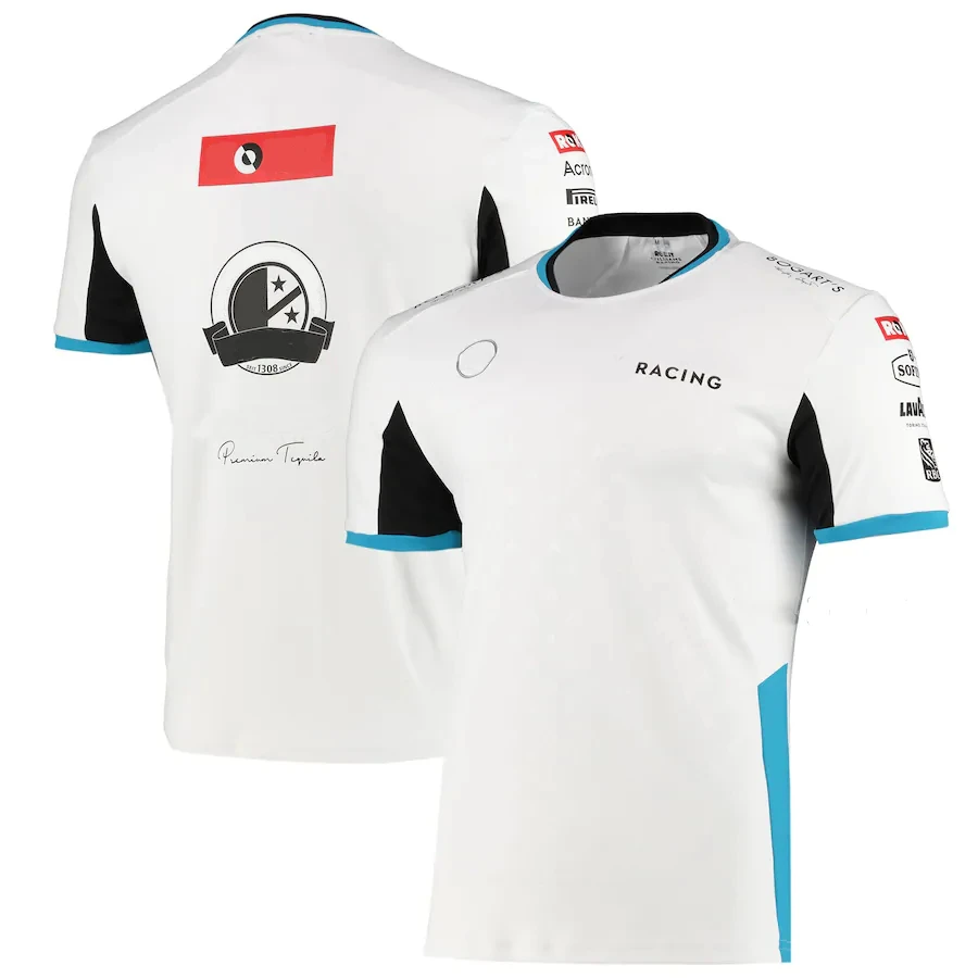 

F1 2022 Motorsport T Shirts For Mercedes Benz Team Formula One Summer Blue Men's Clothing Quick Dry Breathable Children T-shirts