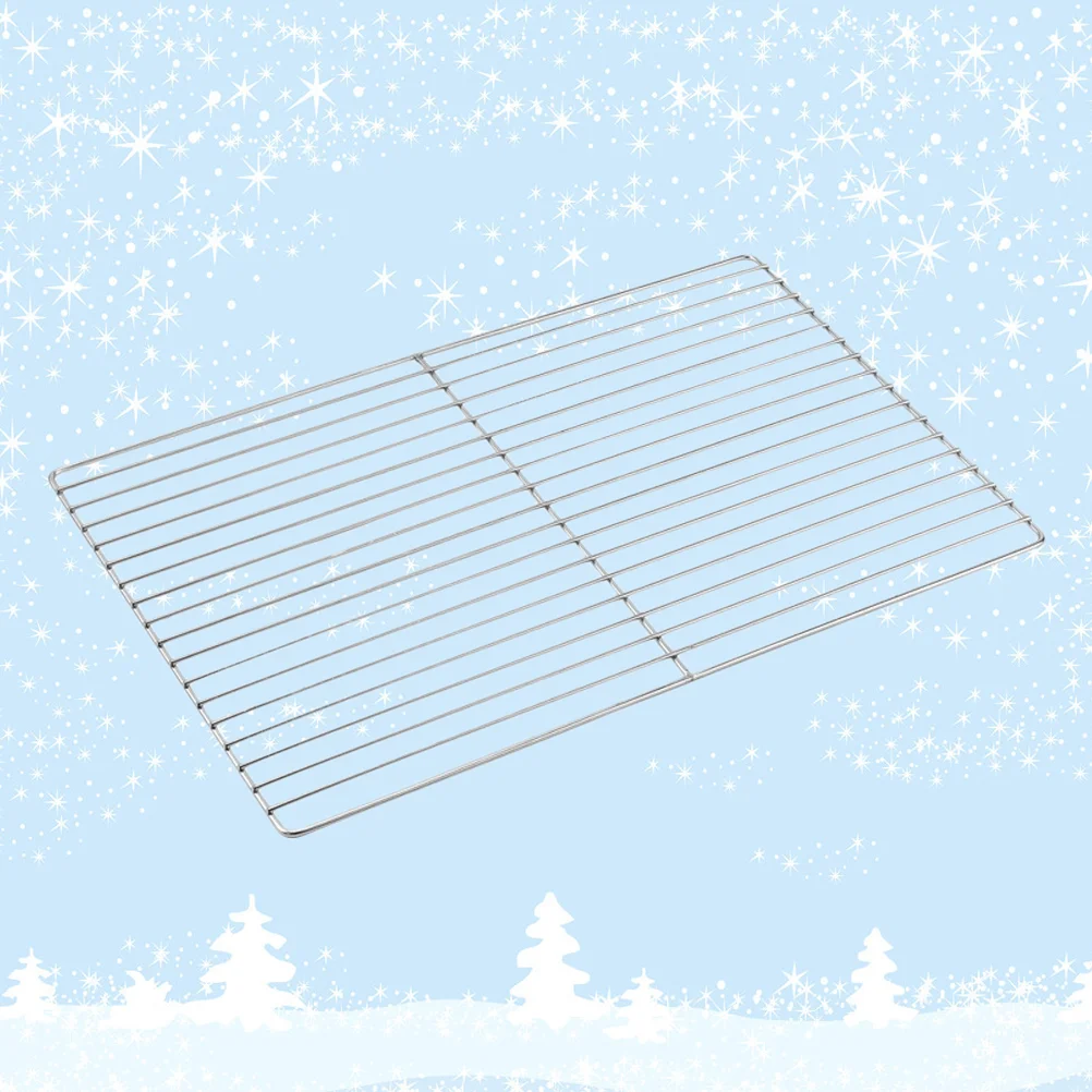 

Stainless Steel Barbecue Grill Net Barbecue Wire Mesh Grill Mat Multifunction Grill Cooking Grid Grate Grilling Basket Heated