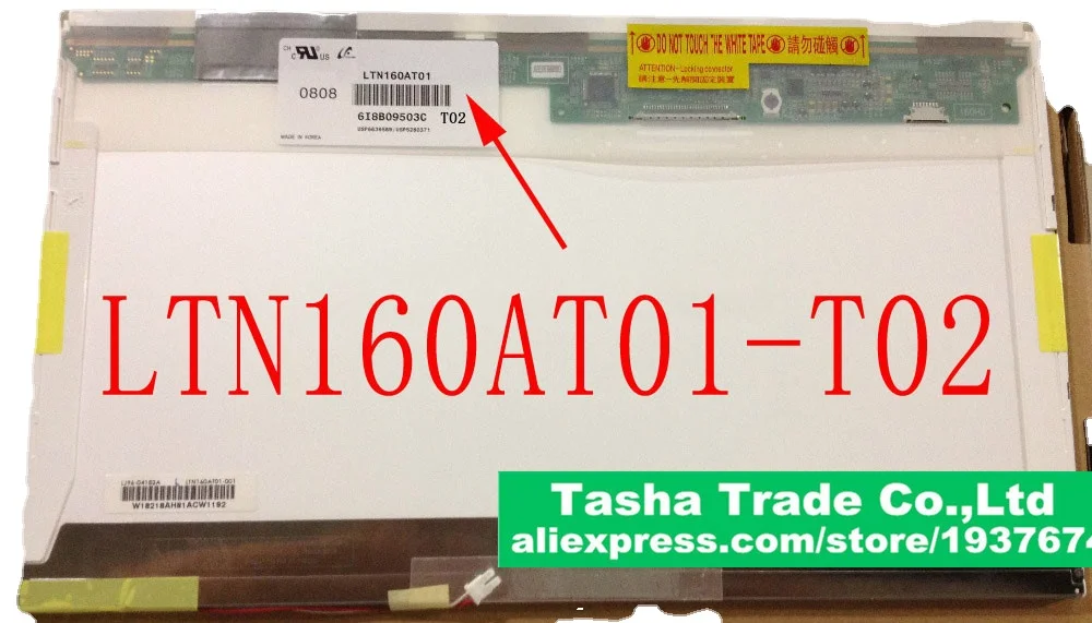 

ЖК-экран для ноутбука с подсветкой Matrix LTN160AT01-T02 HD CCFL LTN160AT01 T02