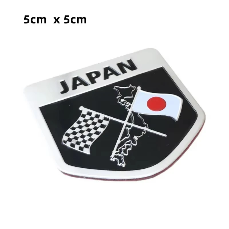 

Алюминиевый японский национальный флаг Японии, эмблема автомобиля, кузов мотоцикла, наклейка на багажник, наклейка для Toyota Honda Suzuki Nissan Mazda SUBARU