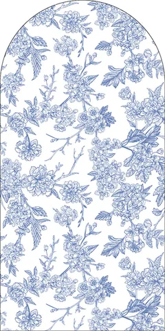 Мехофонд Что-то синий цветочный арочный фон, чехол перед я сделать, свадебный душ, свадебный декор для беременных, Chiara, двусторонний фон