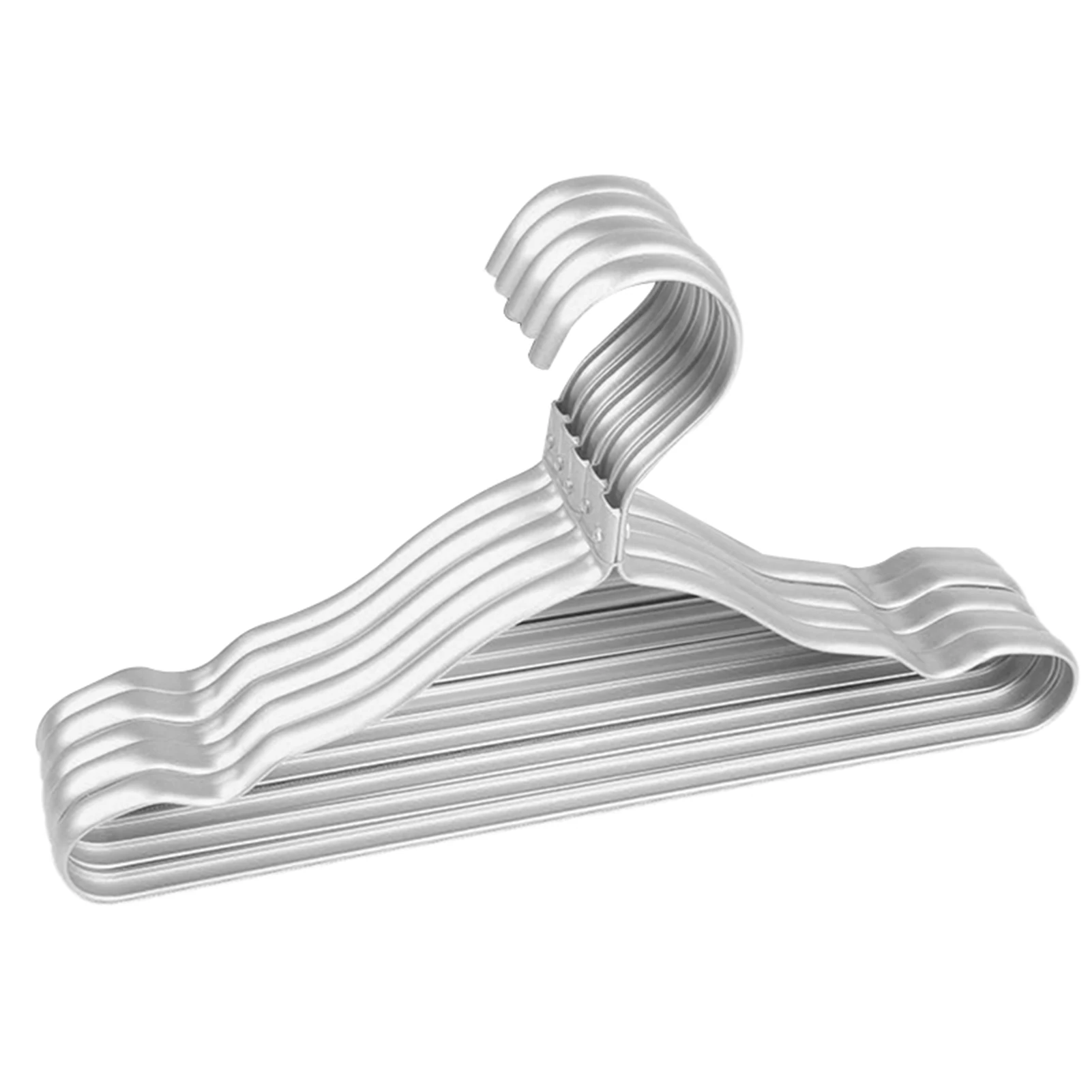 

Детская Нескользящая вешалка для костюма, прочная антидеформационная Вешалка из алюминиевого сплава для шкафа, одежды, полотенец LB88