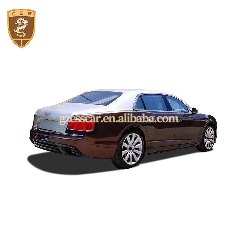 Фото Комплект обвеса для Bentley Flying Spur 2017-2019 в стиле MSY: передний бампер, воздухозаборники, крышка капота, гоночная решетка, боковые пороги, задний диффузор. №2
