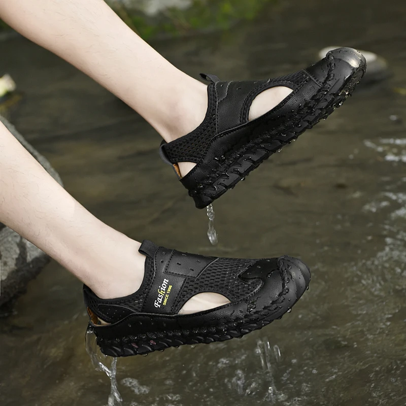 Мужская обувь удобные мужские сандалии летние легкие прогулочные пляжные туфли