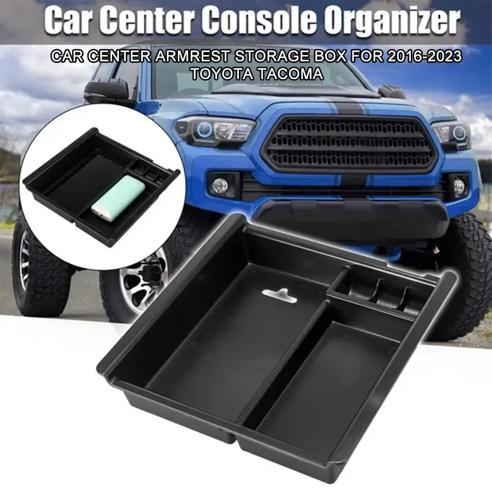 

Car Armrest Storage Box Tray Brand New Center Console Armrest Storage Box Compatible For 2016-2023 Car Accessories