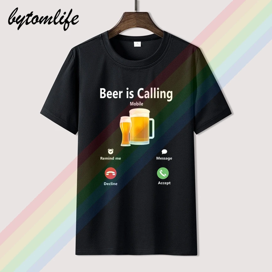 

Beer Is Calling T Shirt Funny Beer Lovers T Shirt