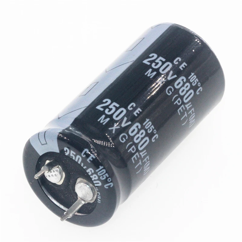 

5pcs 680uF 250V 680MFD 250WV 25*40mm Aluminum Electrolytic Capacitor Radial