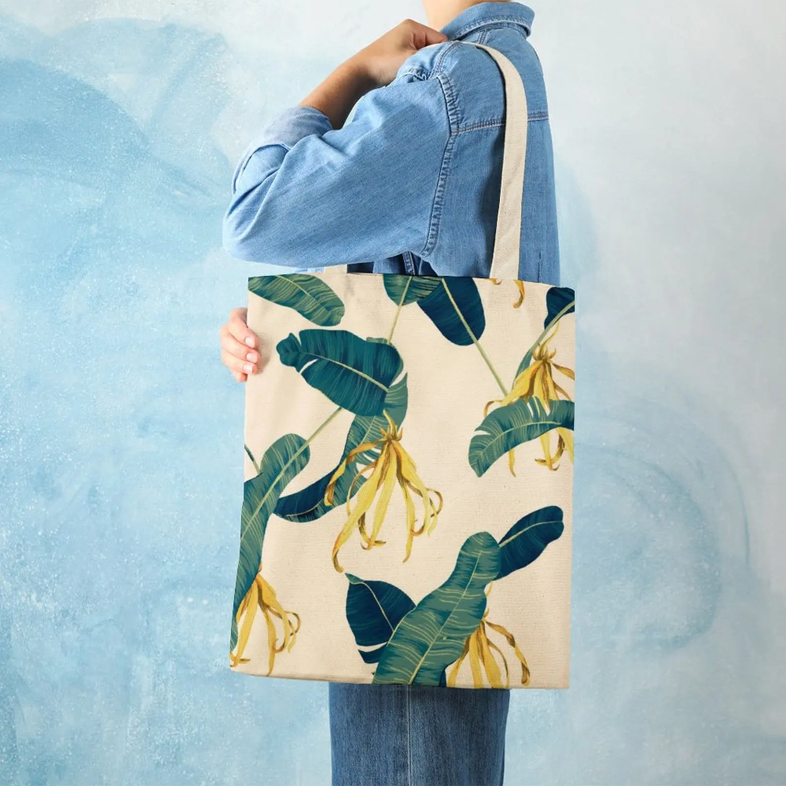 Customized Pattern Tote Shopping Bag for Women 2023 Shoulder Bag Female Large Casual Top-handle Bag Women's Tote Shopper Bag