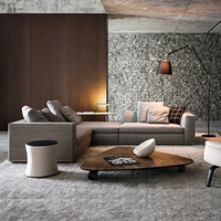 feather sofa large sized detachable corner guifei sofa combination italian luxury minimalist furniture