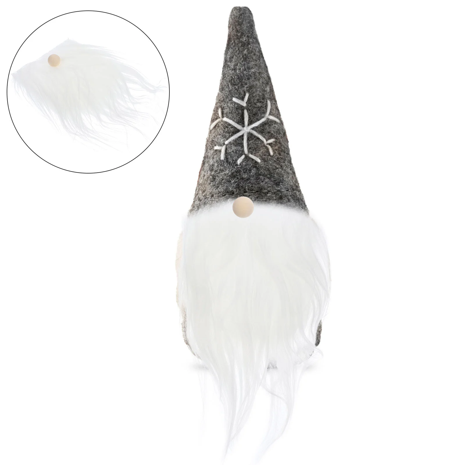 Искусственный мех для поделок предварительно вырезанная борода гнома материалы