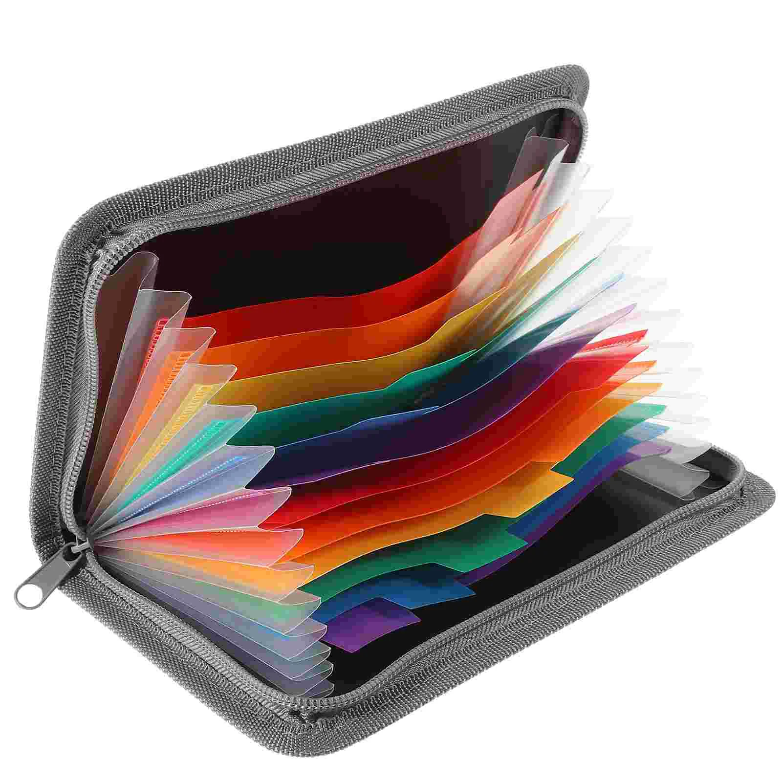 

Органайзер для документов, папка-гармошка, пластиковые папки с зажимом, держатель для CD, вместительный