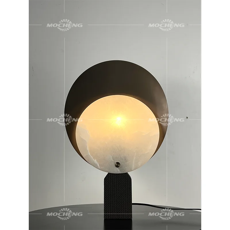 Современный отель украшение дома гостиная спальня настольная лампа круглая