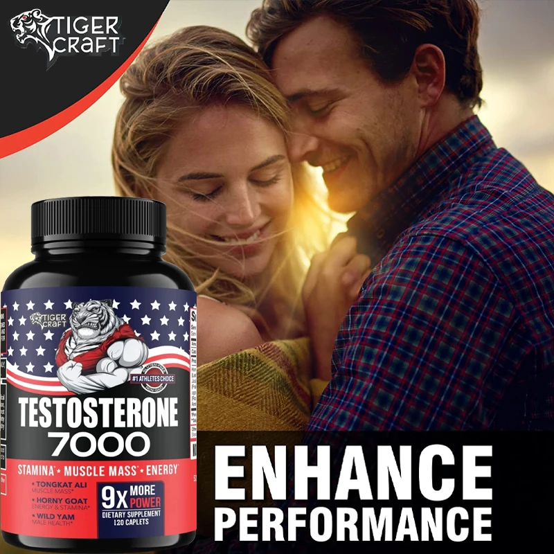 

Male Enhancement Capsules Testosterone Booster for Men - Testosterone Supplements for Health, Energy & Endurance, Muscle Mass