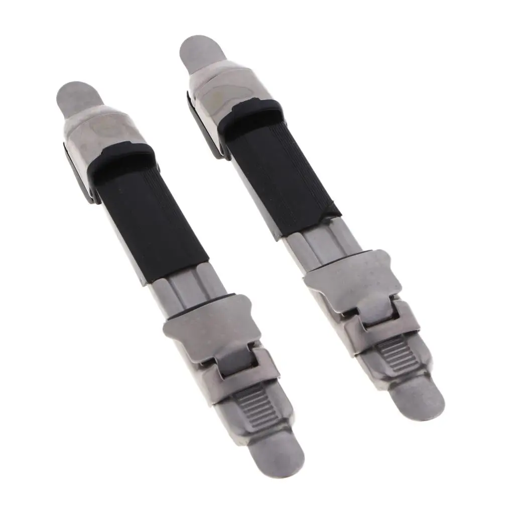 2pcs Stainless Steel Fishing Rod Reel Seat for Casting   Trolling  Surf Fishing Rods