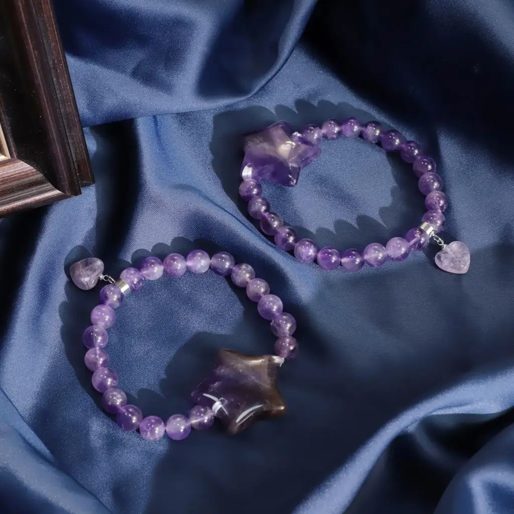 Браслеты ручной работы с кристаллами и звездами для ювелирных изделий унисекс