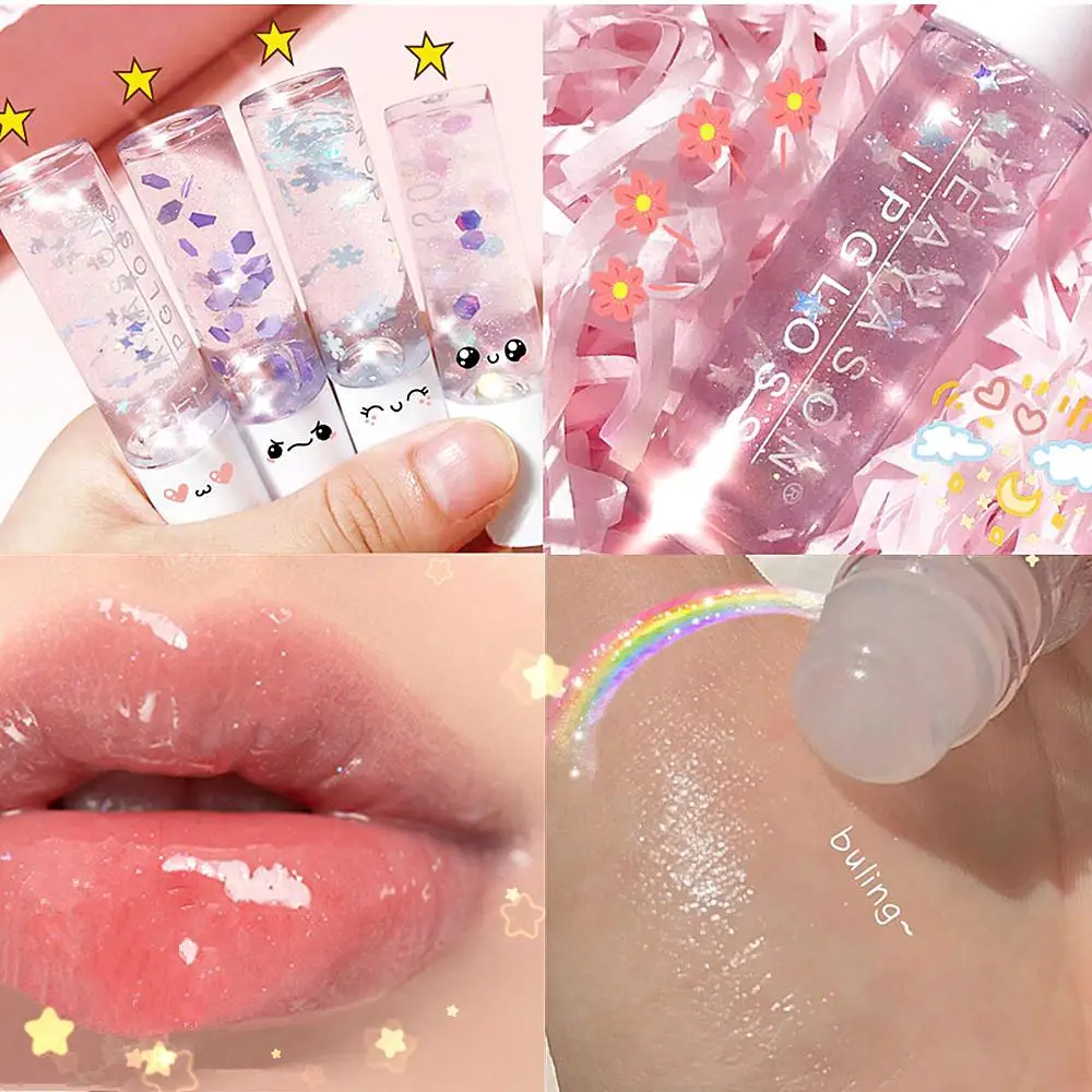 

Petal Lip Oil Transparent Lip Oil Fine Lip Glaze Transparent Lip Glaze Colorless Lip Gloss Moisturizing Lip Gloss Women Makeup