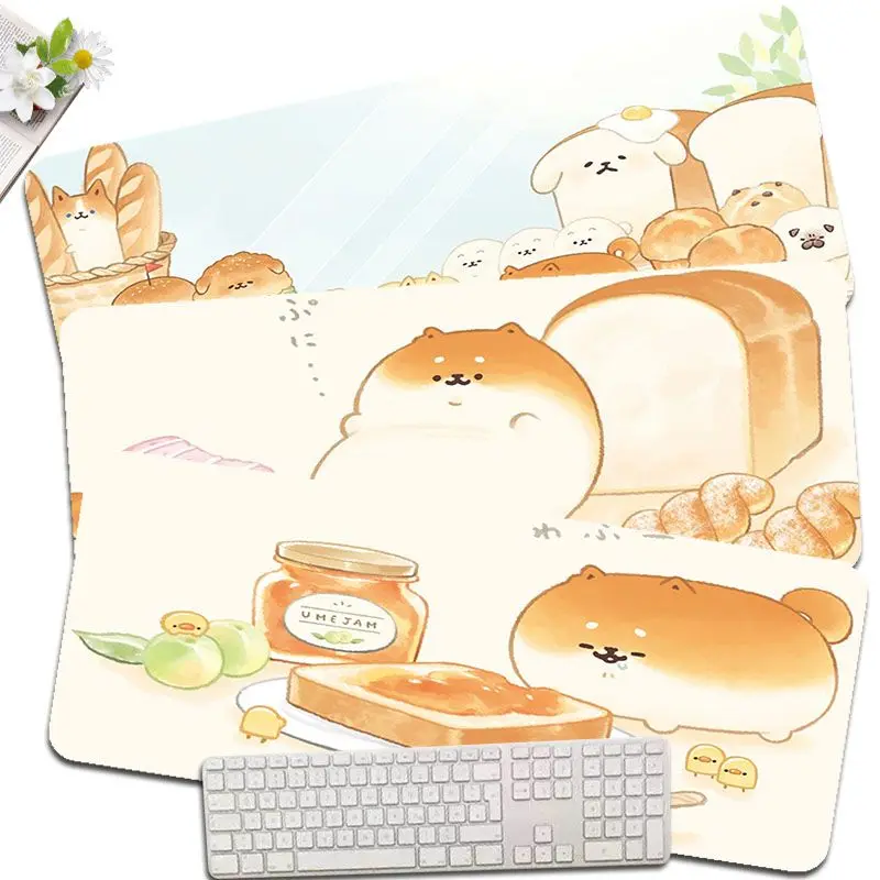

Shiba Inu Animation Speed Version Game Computer Keyboard Office Table Mat Gaming Mouse Pad For PC Computer Table