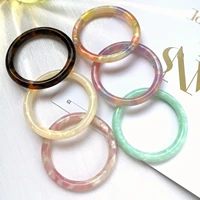 4 6cm 7cm colorful cuff bracelets for women girls fashion acrylic elegant bracelet bangles charm wedding party jewelry accessary
