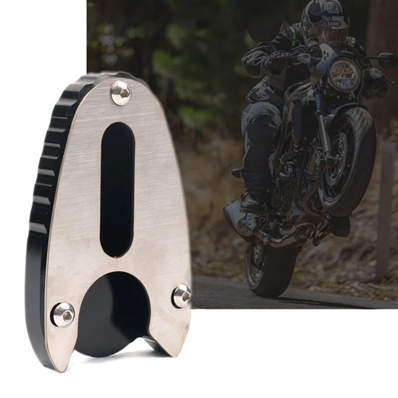Выдвижная ножка для мотоцикла CNC боковая подставка удлинитель опорная пластина