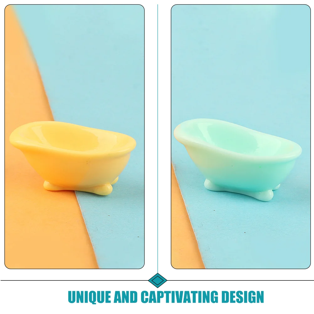 10 шт. ванна микро пейзаж ванная комната сцена реквизит украшение ручной дом смола