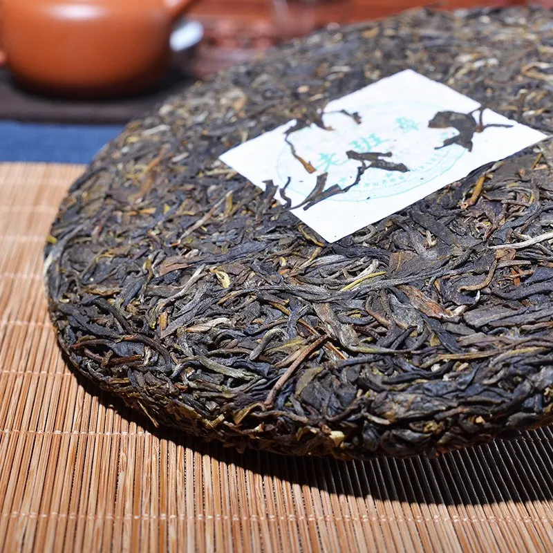 

2008 Китайский Юньнань лаобанчжан, сырой пуэр 357 г, Sheng Pu er для похудения, зеленый чай для потери здоровья