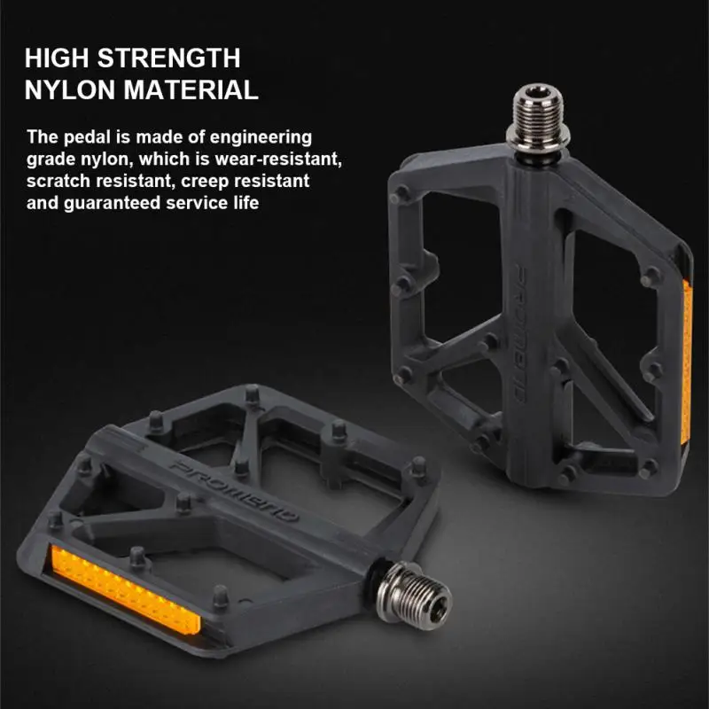 

PROMEND 3 Sealed Bearings Bicycle Pedals MTB Nylon Road Bmx Mtb Pedals Ultralight Non-Slip Waterproof Bike Pedals DU Parts