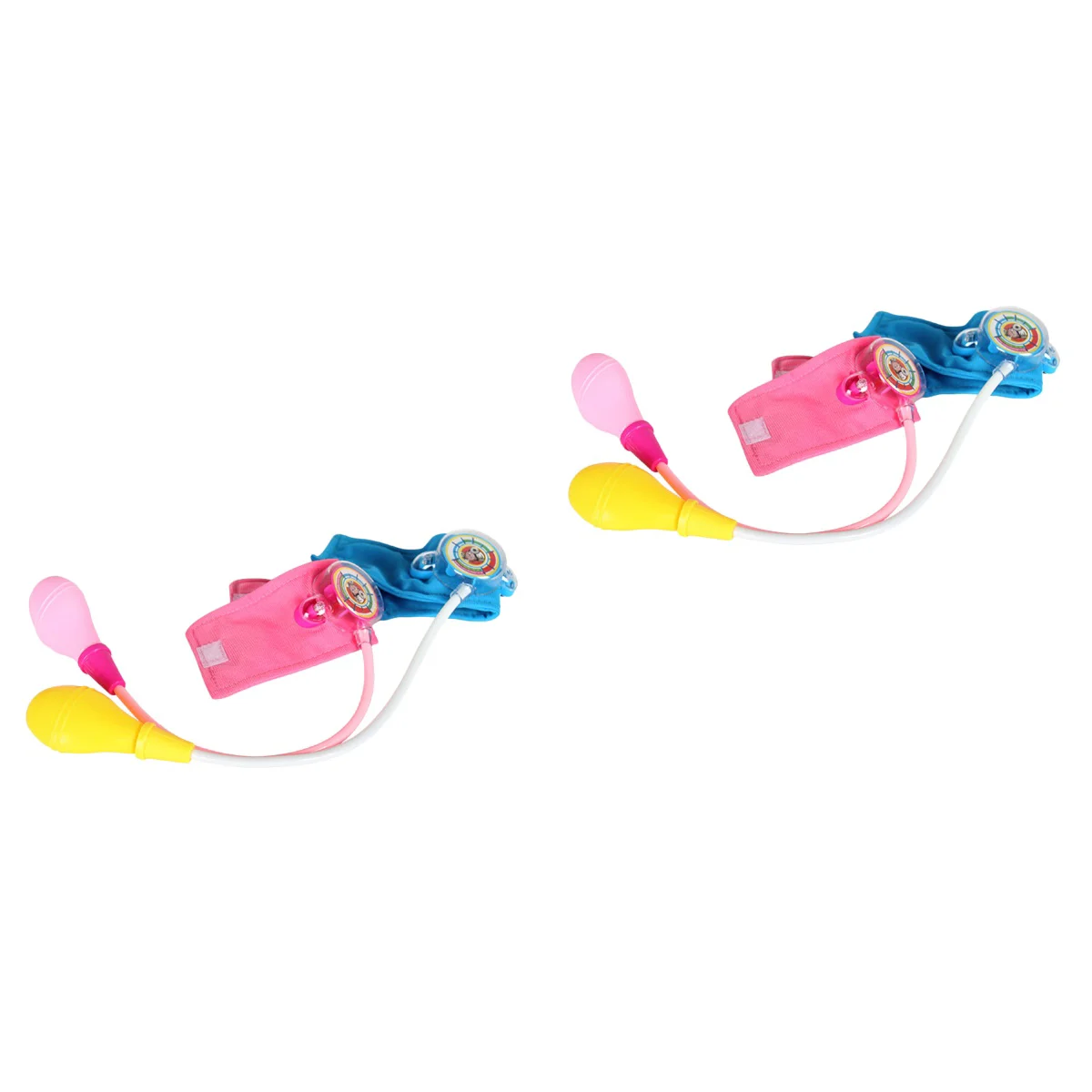 

4 PCS Simulated Blood Pressure Measurement Cartoon Blood Pressure Monitor Mini Family Doctor for Kids Playing