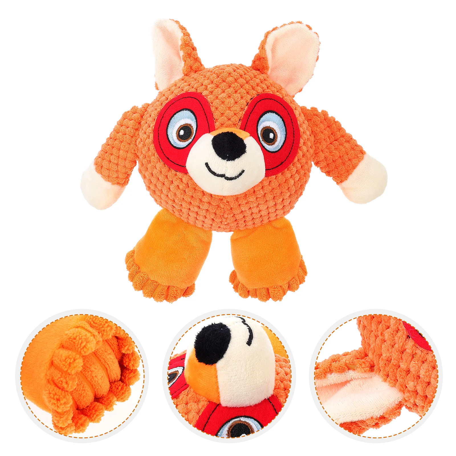 

Dog Toys Pet Squeaky Plush Puppy Plaything Cat Rope Bite Chew Molar Teething Interactive Animal Teether Stuffless Stuffed