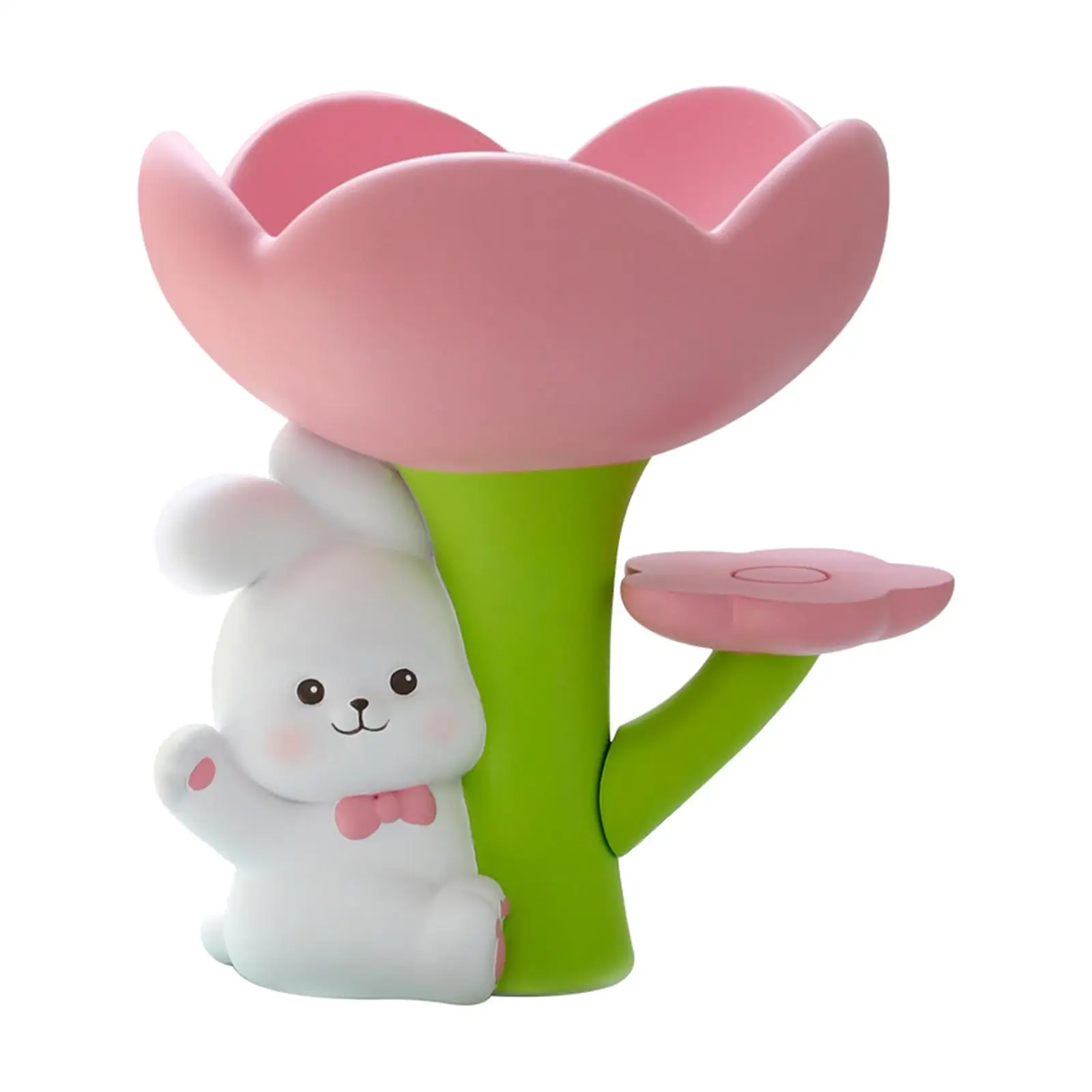 

Rabbit Statue Storage Tray Container Resin Cute Kitten Figurine for perfume Cookie Trinket Jewelry